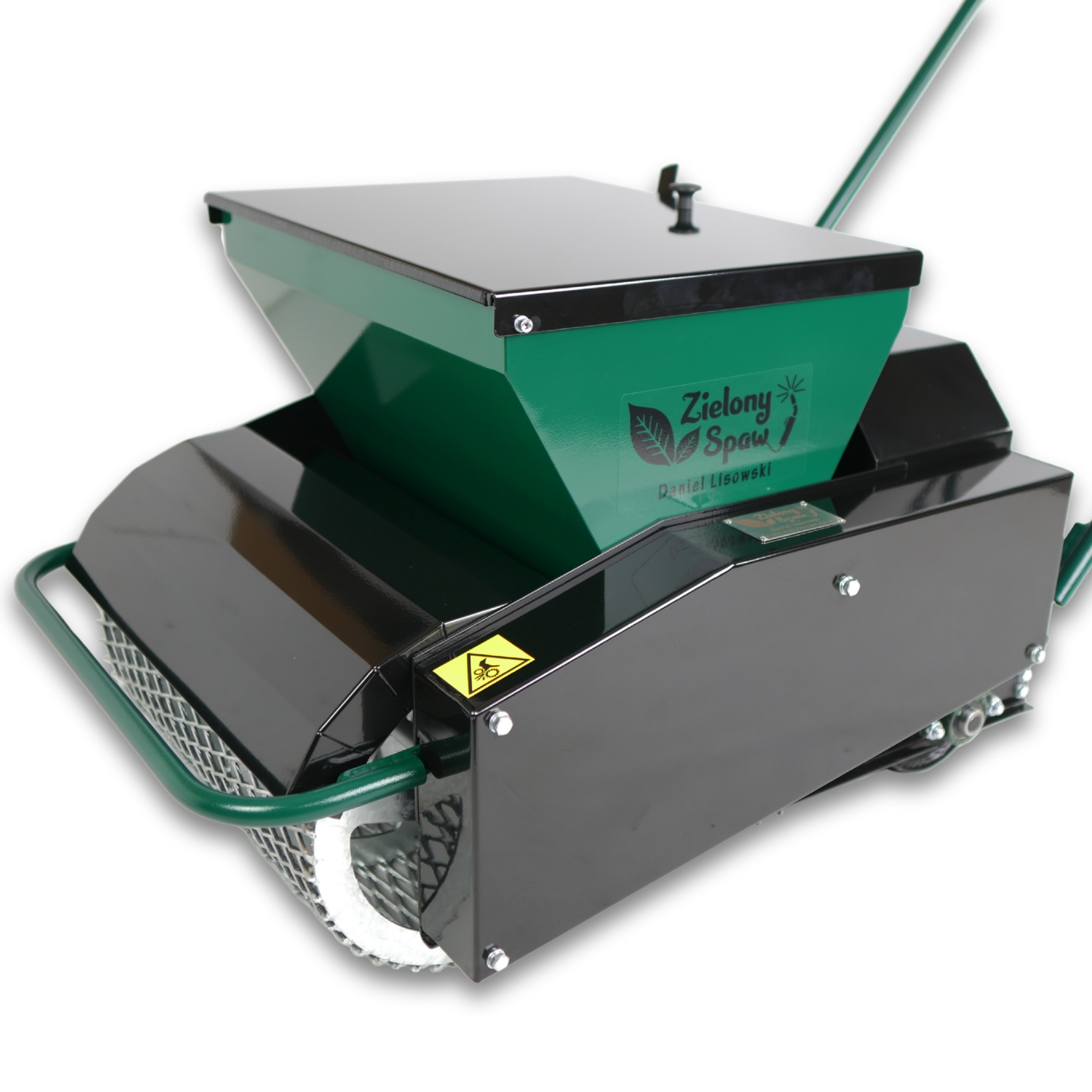 Spalinowy siewnik do trawy Zielony Spaw